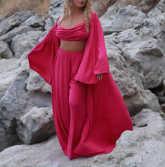 Saraya Kimono Set Pink