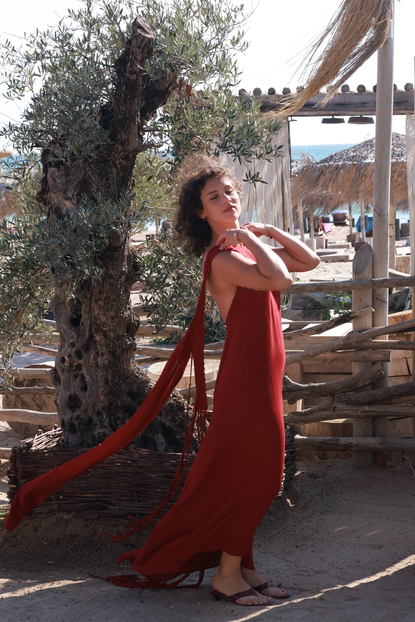 Wings Boho Red