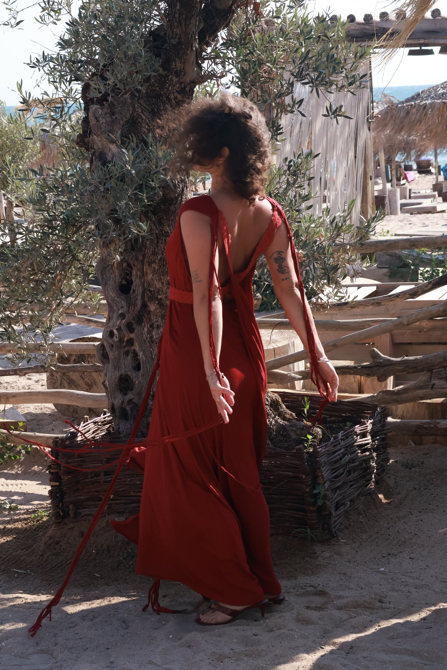 Wings Boho Red