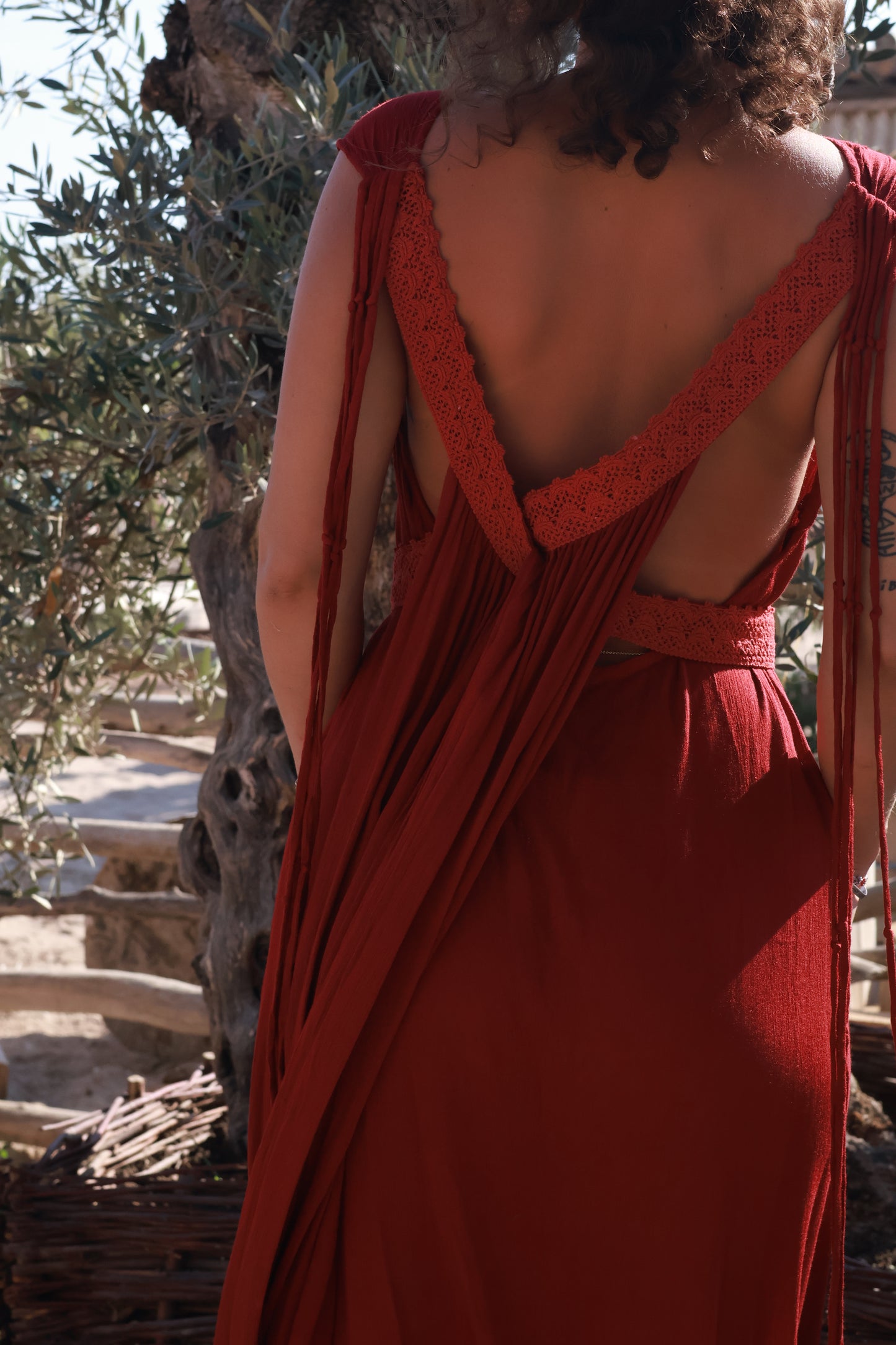 Wings Boho Red