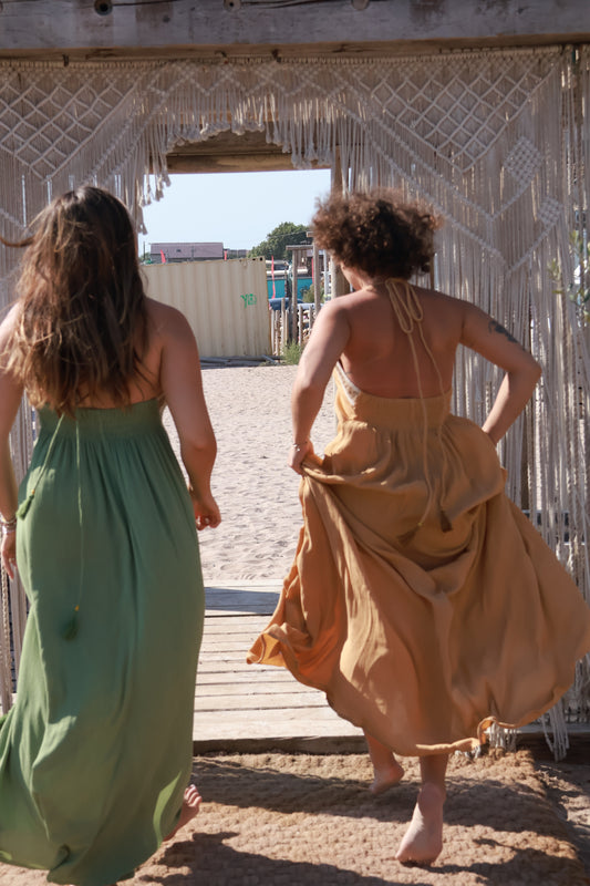 Indian Goddess Green