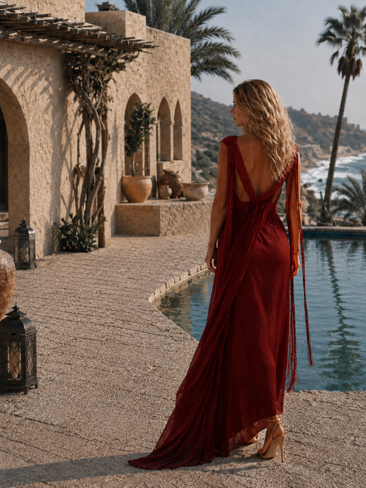 Wings Boho Red