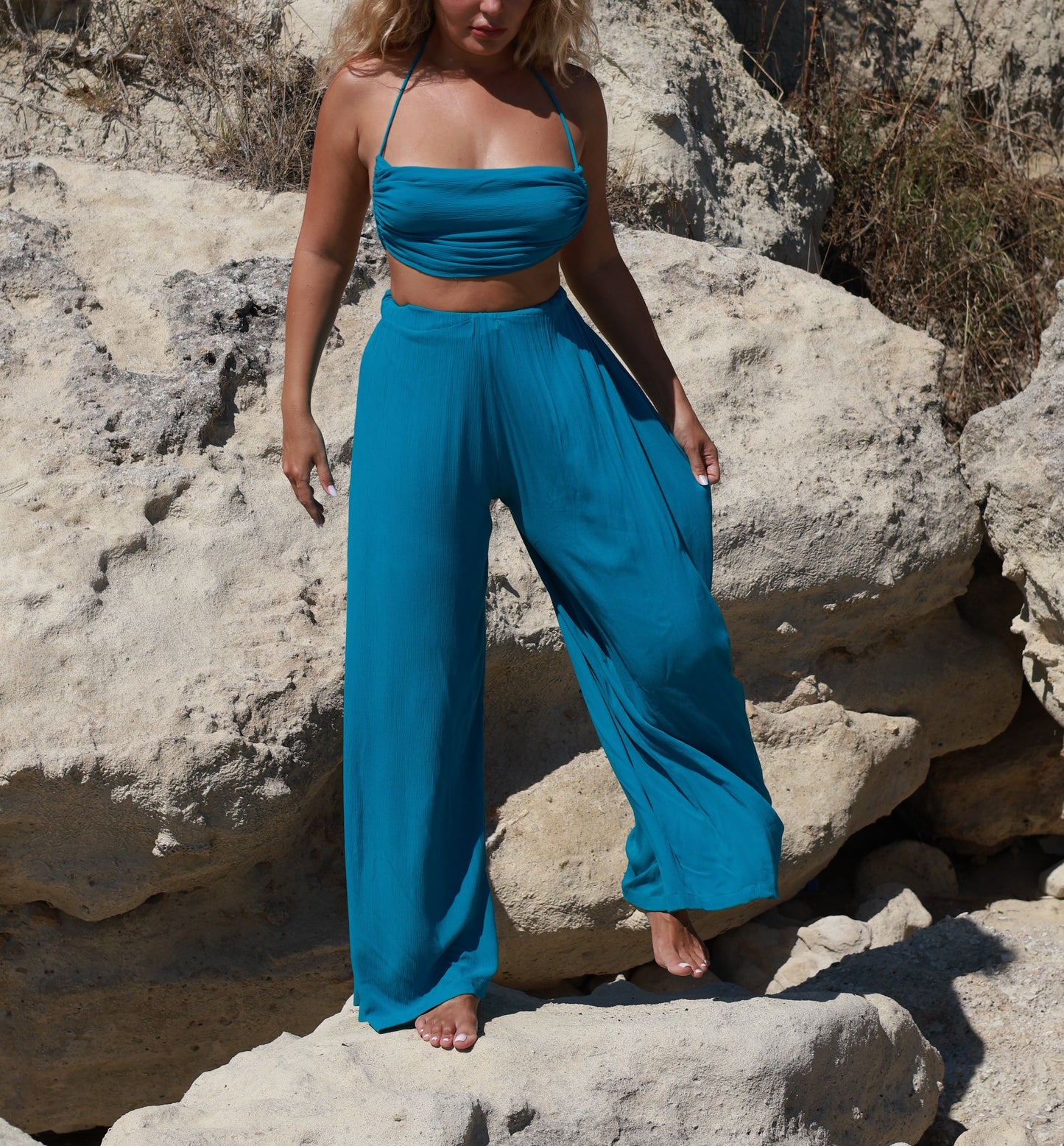Saraya Kimono Set Blue