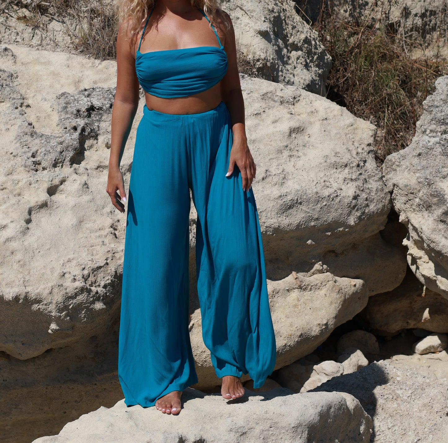 Saraya Kimono Set Blue