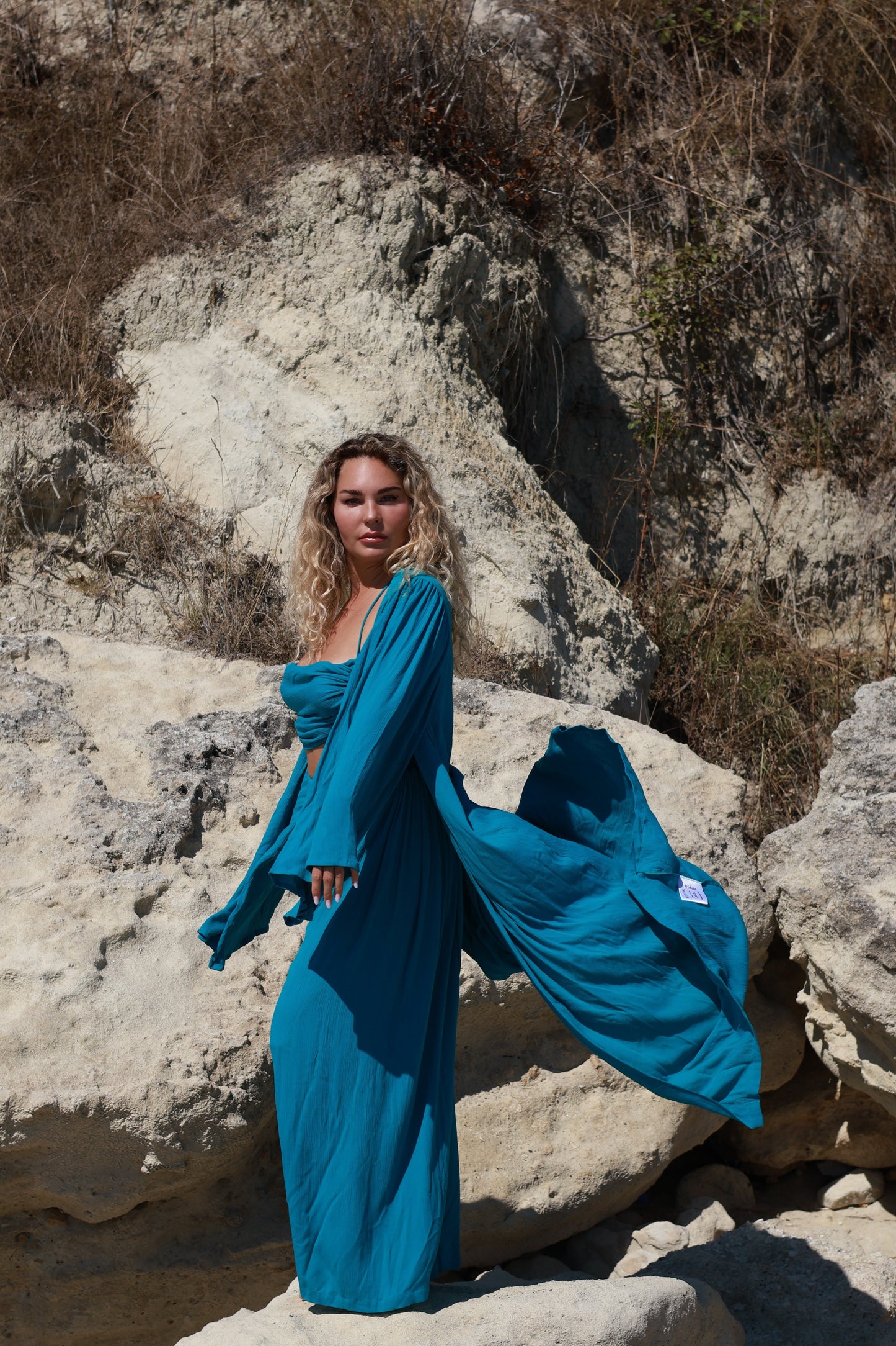 Saraya Kimono Set Blue