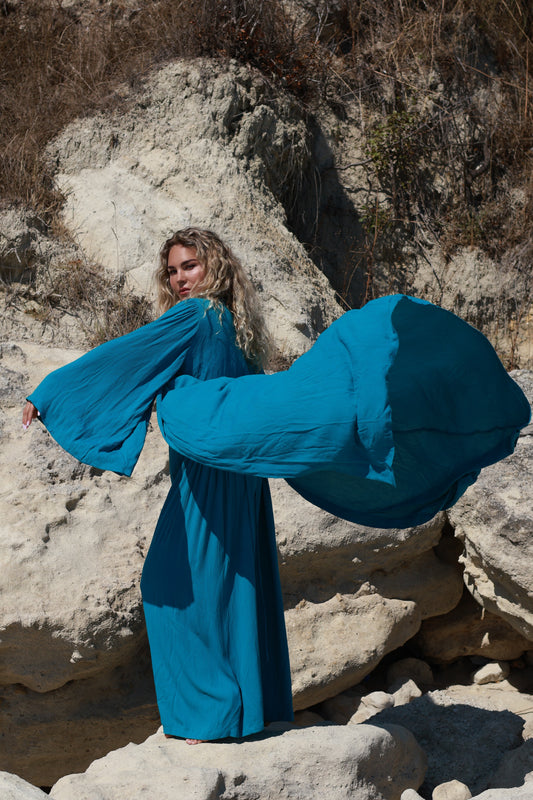 Saraya Kimono Set Blue