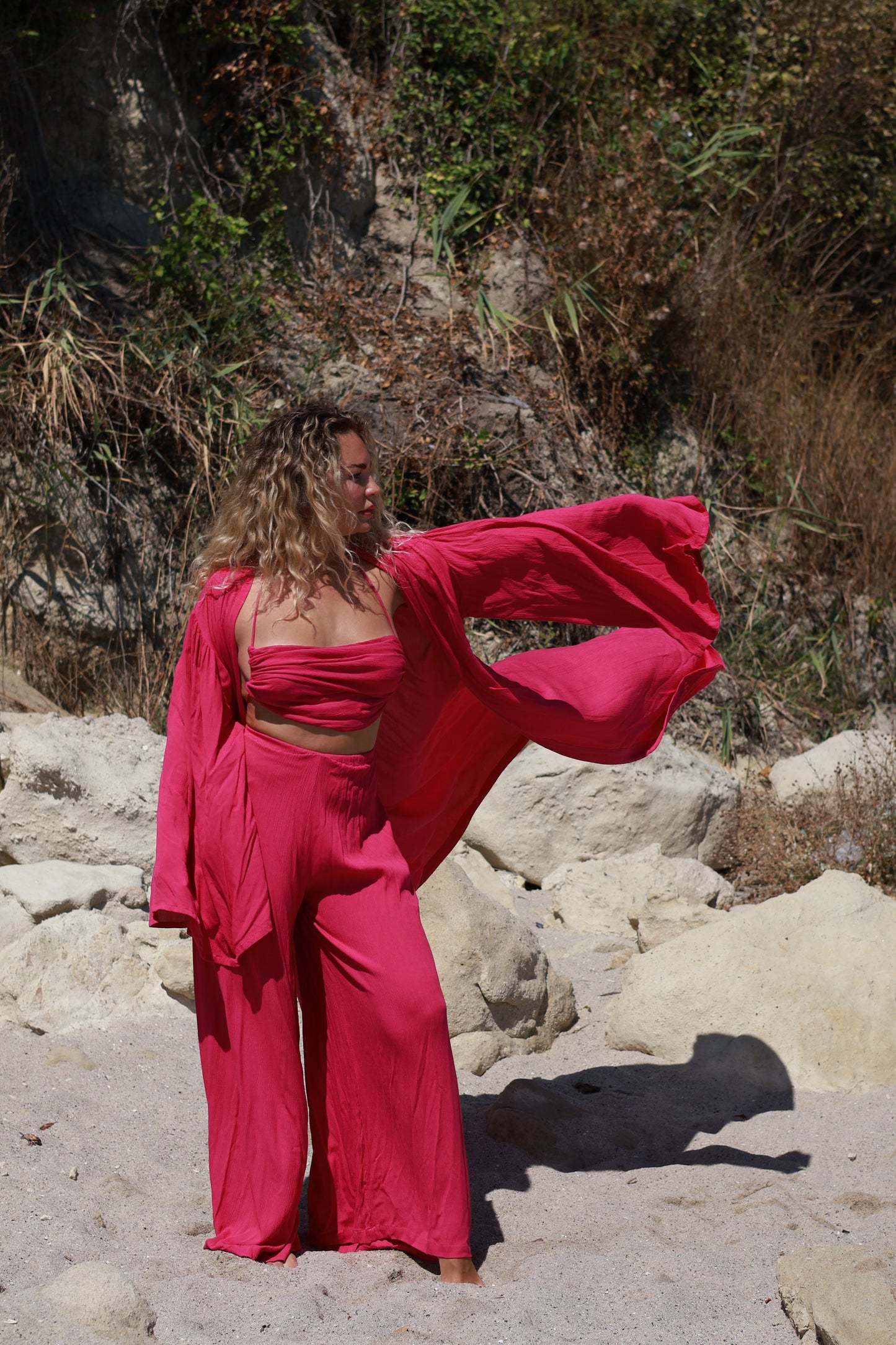 Saraya Kimono Set Pink