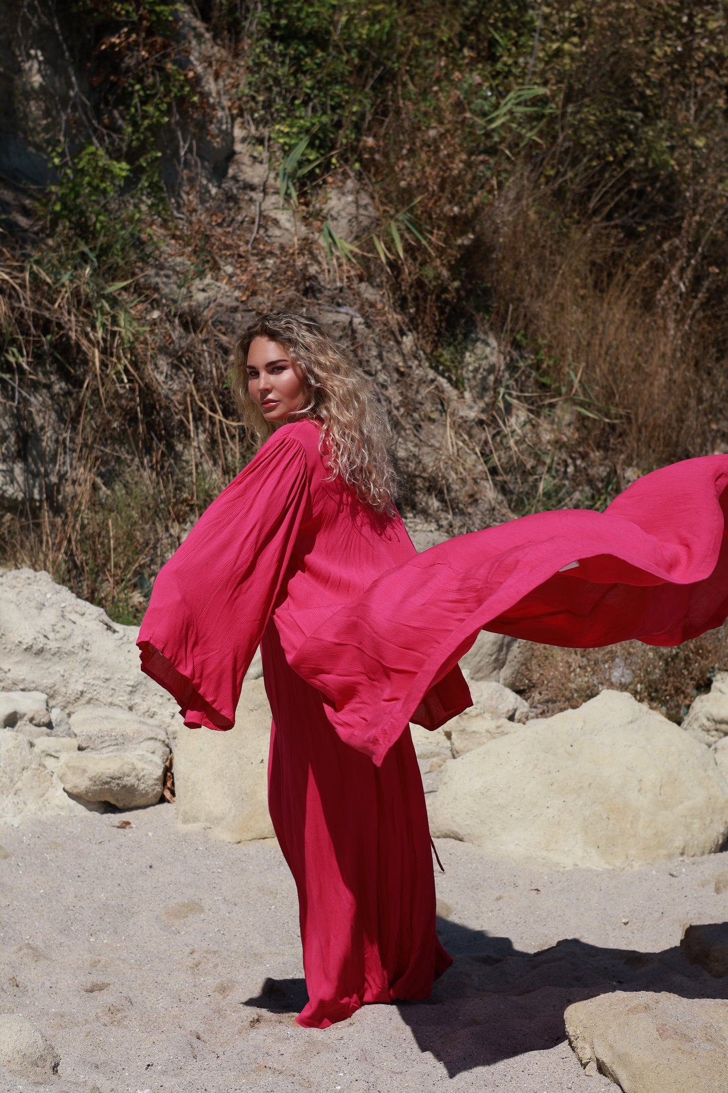 Saraya Kimono Set Pink