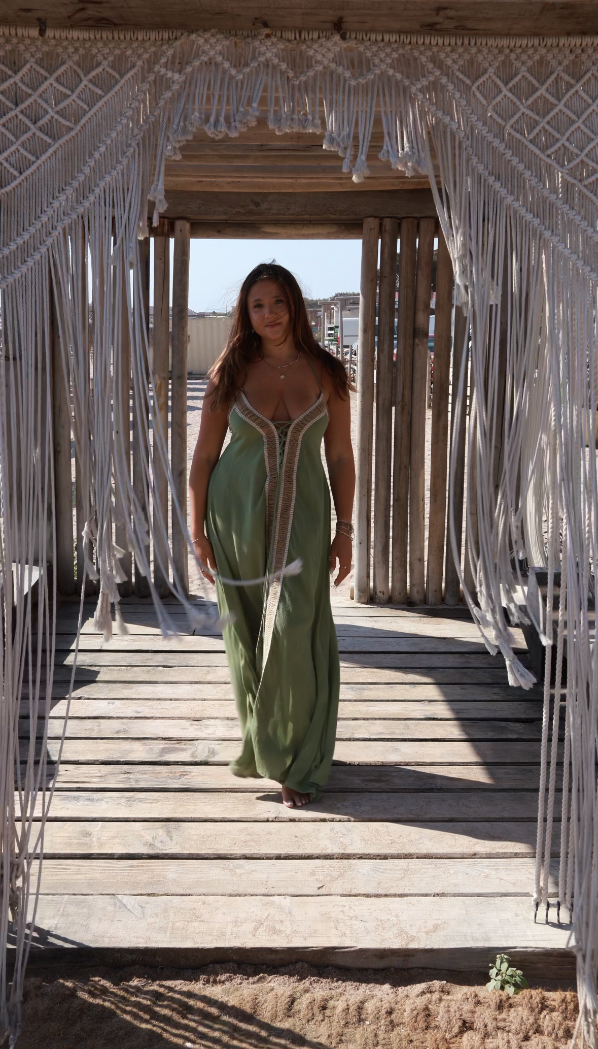 Indian Goddess Green