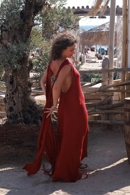 Wings Boho Red