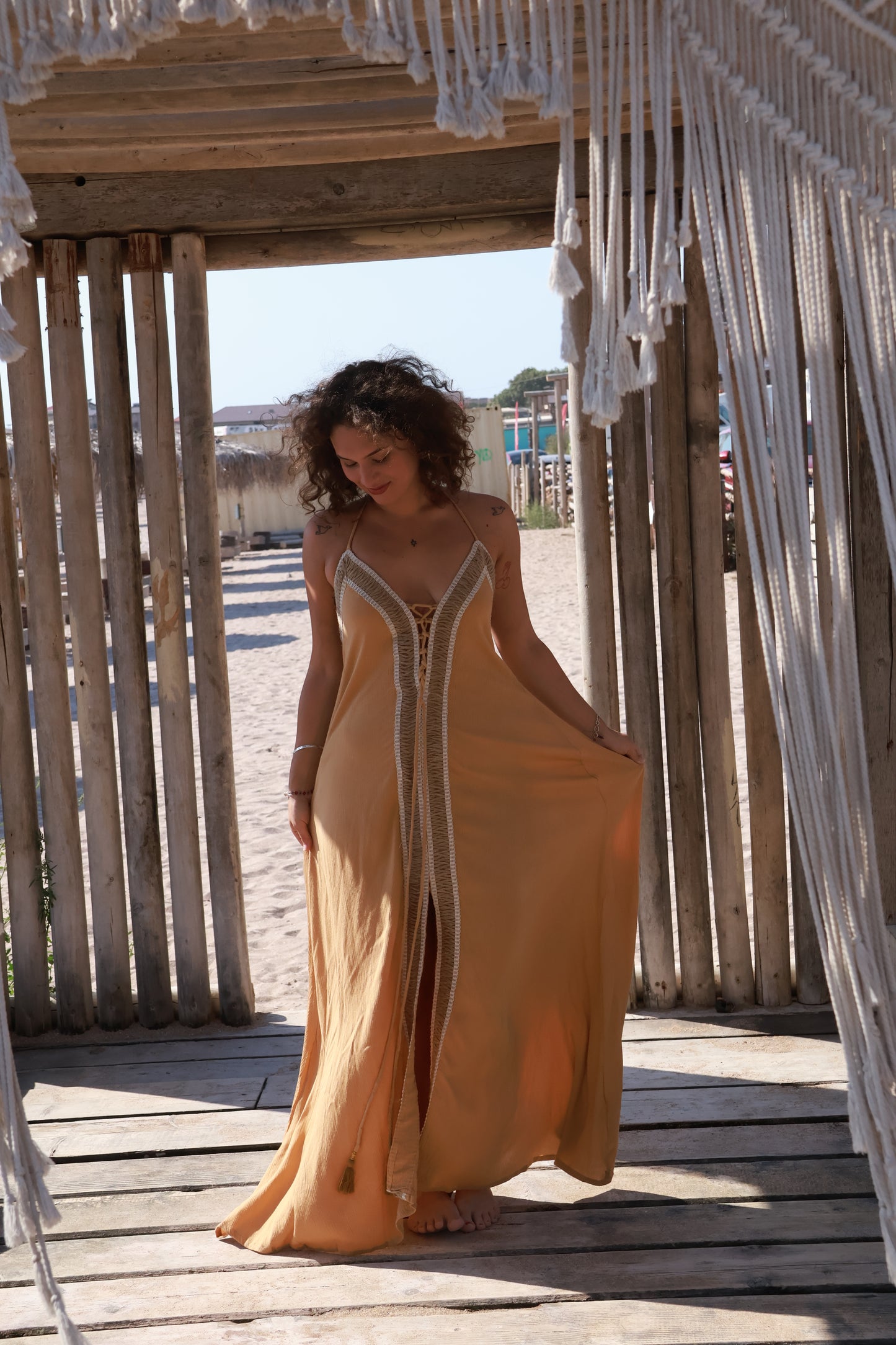 Indian Goddess Yellow
