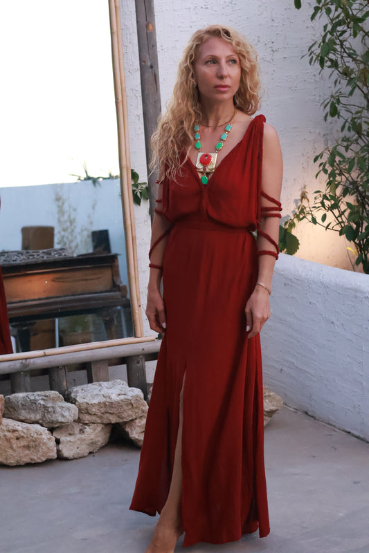 Greek Goddess Red