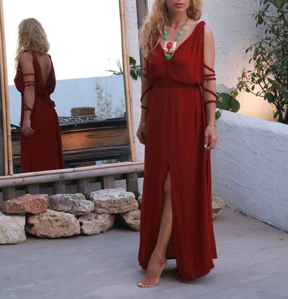 Greek Goddess Red