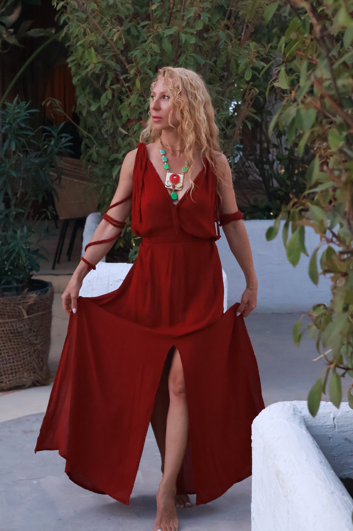 Greek Goddess Red