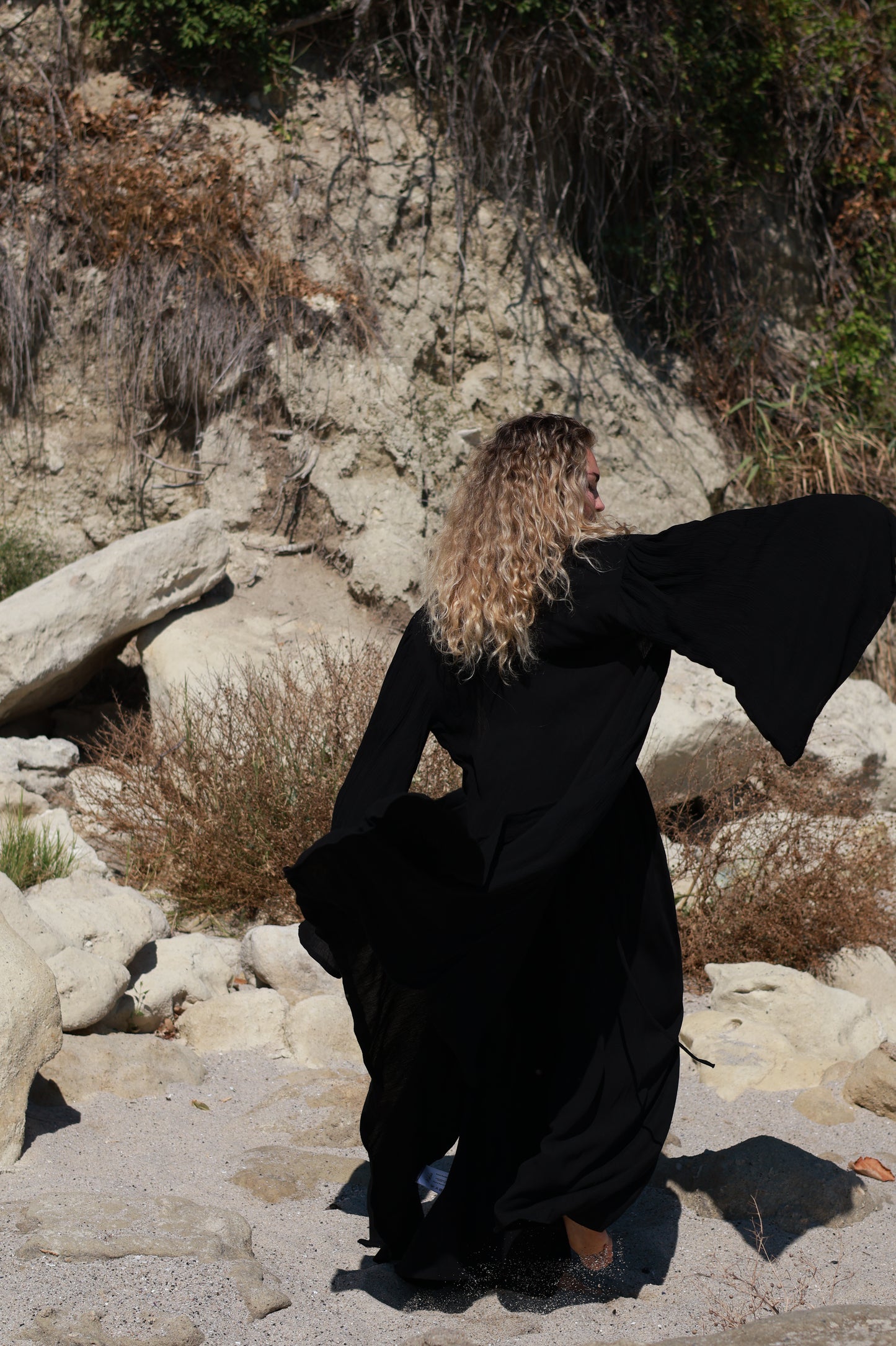 Saraya Kimono Set Black